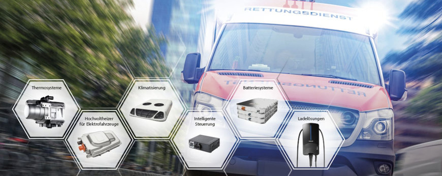 WEBASTO PRESENTS BATTERY, CHARGING, HEATING AND AIR-CONDITIONING SOLUTIONS FOR EMERGENCY VEHICLES